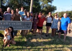 Vecinos de «Valle de los Comechingones» arreglan calles y ponen lindo el barrio